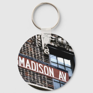 NYC Madison Ave Key Ring