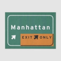 NYC Manhattan Exit Interstate Highway Freeway Road