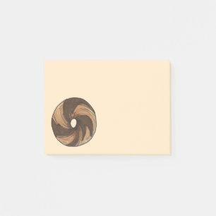 NYC Marble Rye Bagel Breakfast Foodie Post Its Post-it Notes
