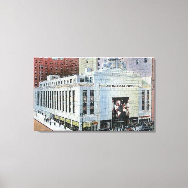 NYC, New York42nd Street View of Terminals Canvas Print (Front)