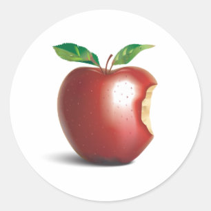 NYC New York City Apple Classic Round Sticker