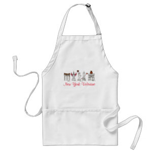 NYC New York City Landmarks Valentine's Day Love Standard Apron