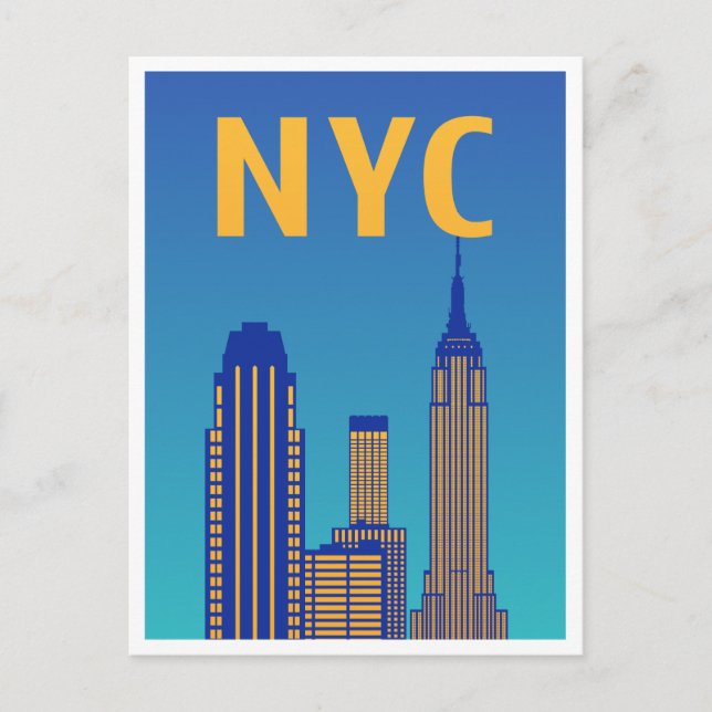 NYC - NEW YORK CITY POSTCARD (Front)