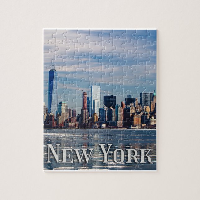 NYC - New York City Skyline | Beautiful Big Apple Jigsaw Puzzle (Vertical)
