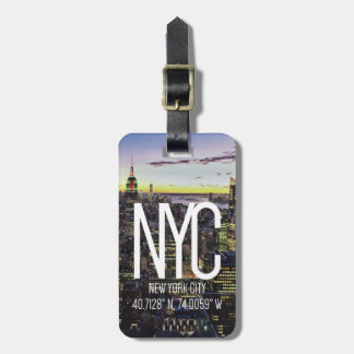 NYC New York luggage tag