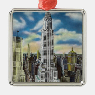 NYC, New YorkExterior View of the Chrysler Metal Tree Decoration