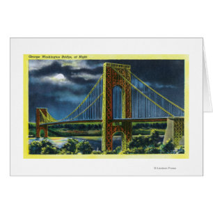 NYC, New YorkGeorge Washington Bridge at Night