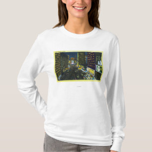 NYC, New YorkView of Times Square at Night # 1 T-Shirt