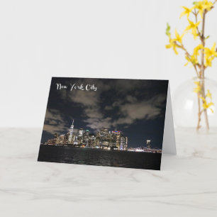 NYC Night Skyline - H card
