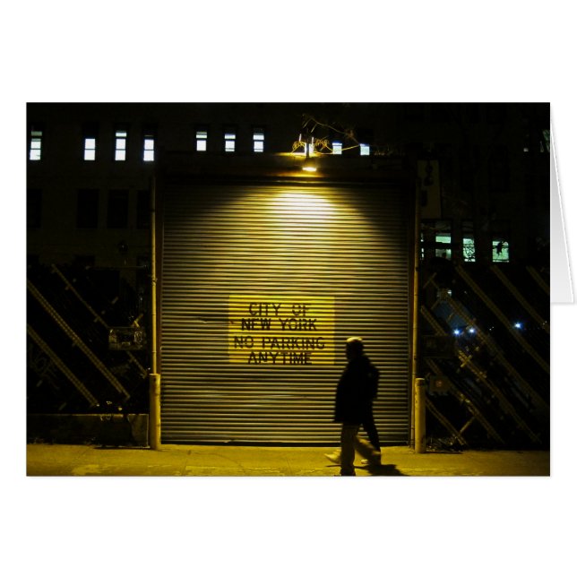 NYC No Parking Gate 5x7 (Front Horizontal)