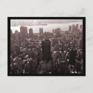 NYC Norman Thomas High School Aerial Postcard