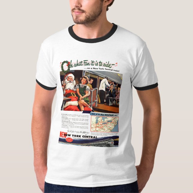 NYC,Oh What Fun it Is Men's T-Shirts (Front)