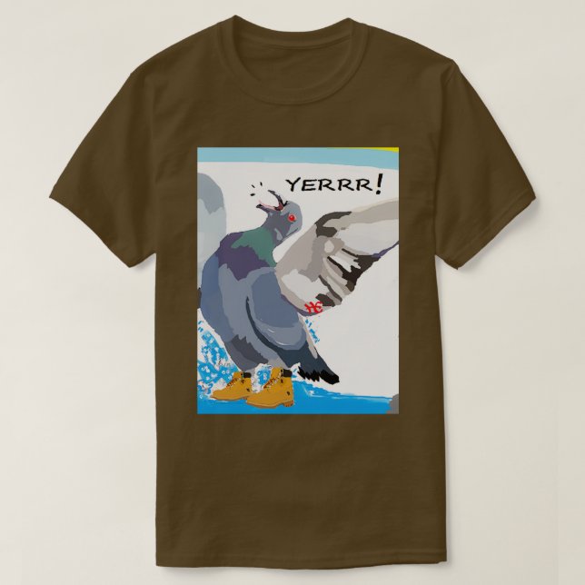 NYC PIGEON T-Shirt (Design Front)