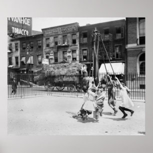 NYC Playground: 1910 Poster