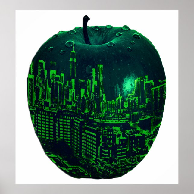 NYC really  Big Apple Poster (Front)
