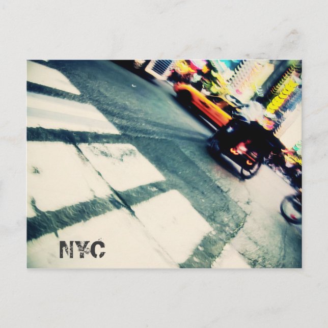 NYC Rush Postcard (Front)
