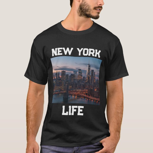 NYC Skyline Aerial T-Shirt (Front)