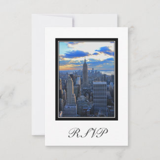 NYC Skyline as Sunset Approaches RSVP #1 Card