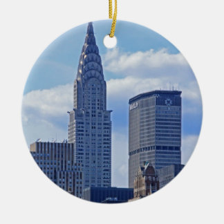 NYC Skyline Chrysler Building B1 Ceramic Tree Decoration