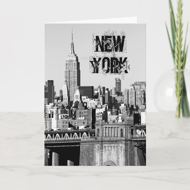 NYC Skyline II Card (Front)