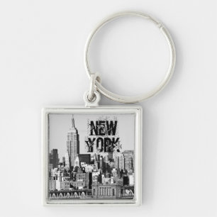 NYC Skyline II Key Ring