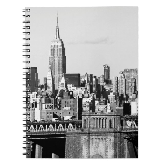 NYC Skyline II Spiral Notebook (Front)