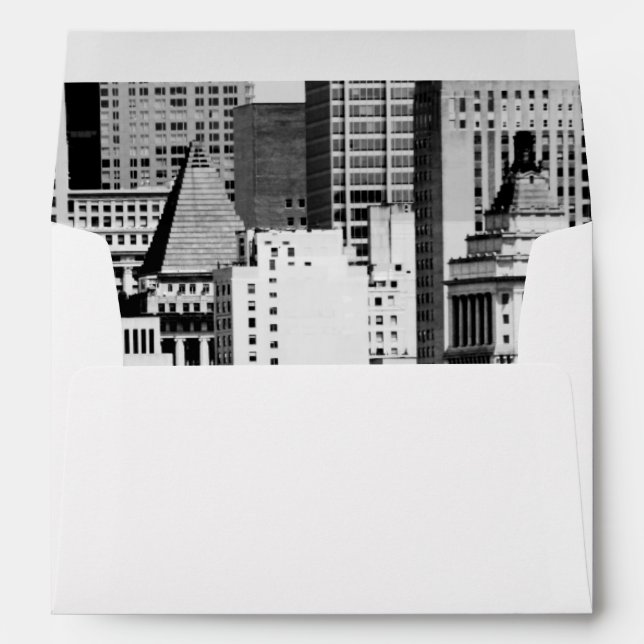 NYC Skyline IX Envelope (Back (Bottom))