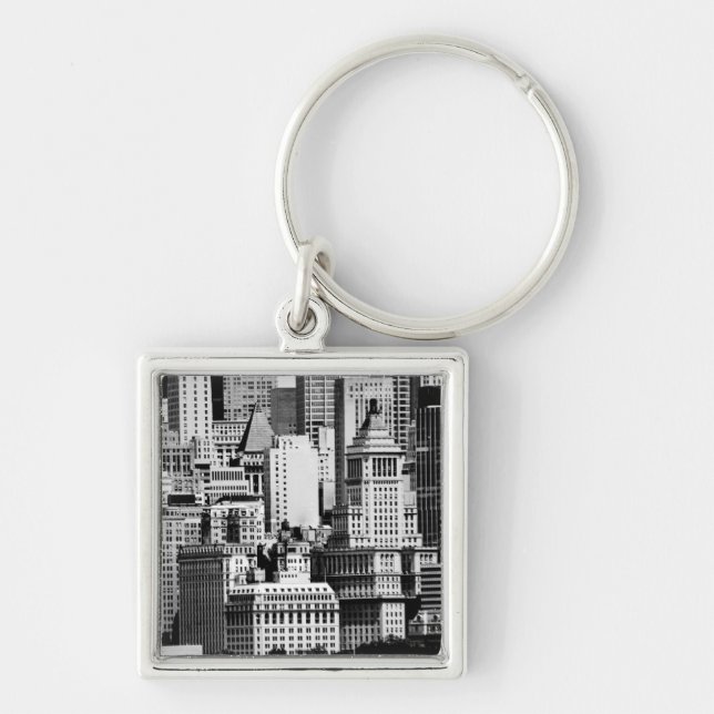 NYC Skyline IX Key Ring (Front)