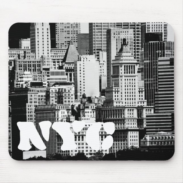 NYC Skyline IX Mouse Pad (Front)