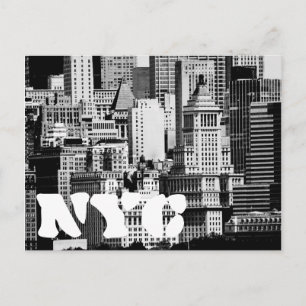 NYC Skyline IX Postcard