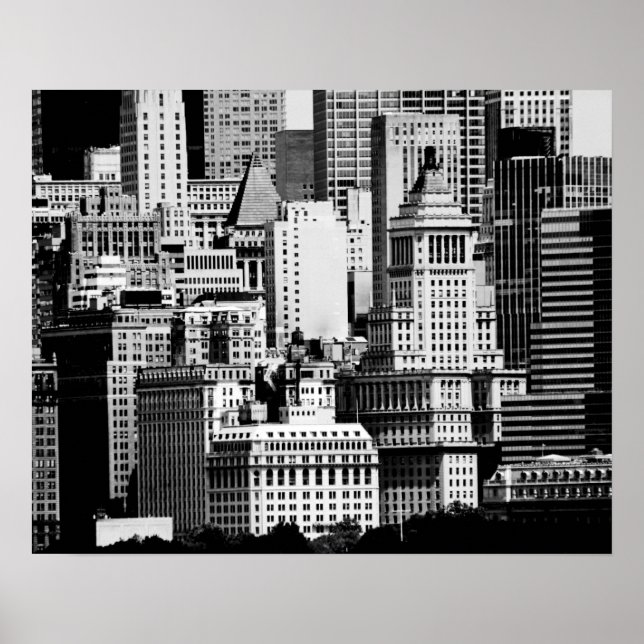 NYC Skyline IX Poster (Front)