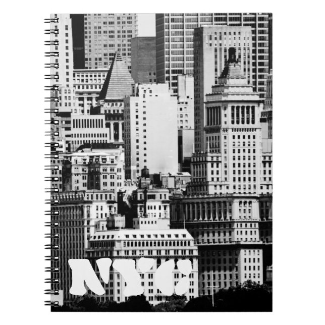 NYC Skyline IX Spiral Notebook (Front)