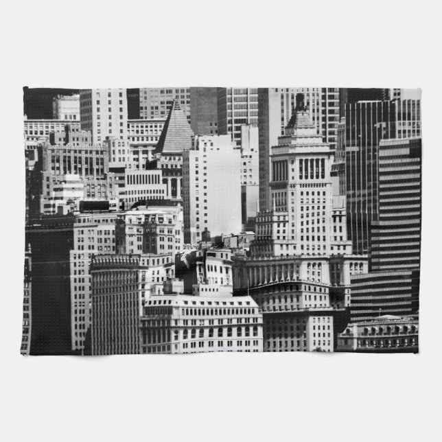NYC Skyline IX Tea Towel (Horizontal)