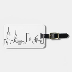 NYC Skyline Luggage Tag