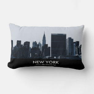 NYC Skyline Lumbar Pillow
