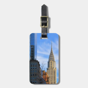 NYC Skyline: Midtown View of the Chrysler Building Luggage Tag