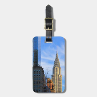 NYC Skyline: Midtown View of the Chrysler Building Luggage Tag