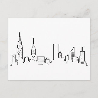 NYC Skyline Postcard