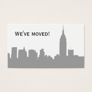 NYC Skyline Silhouette, ESB #1 Grey - We've Moved