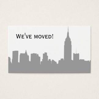 NYC Skyline Silhouette, ESB #1 Grey - We've Moved