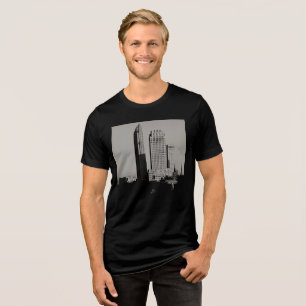 NYC Skyline T-Shirt – Vintage Stieglitz Art Tri-Blend Shirt