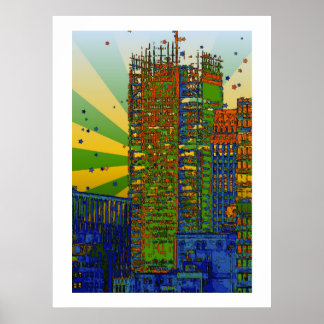 NYC Skyline: The New York Times Building Poster