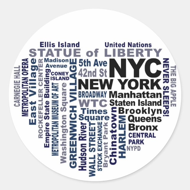NYC stickers (Front)