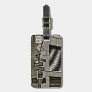 NYC Street Corner Scene Luggage Tag