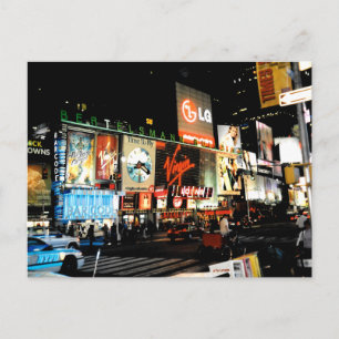 NYC Times Square Broadway New York City Postcard