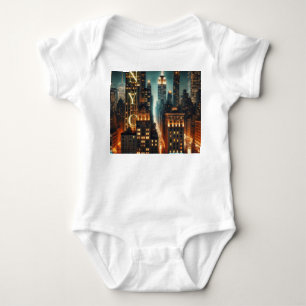 NYC Toddler Graphic T-Shirt – Iconic New York Cit Baby Bodysuit