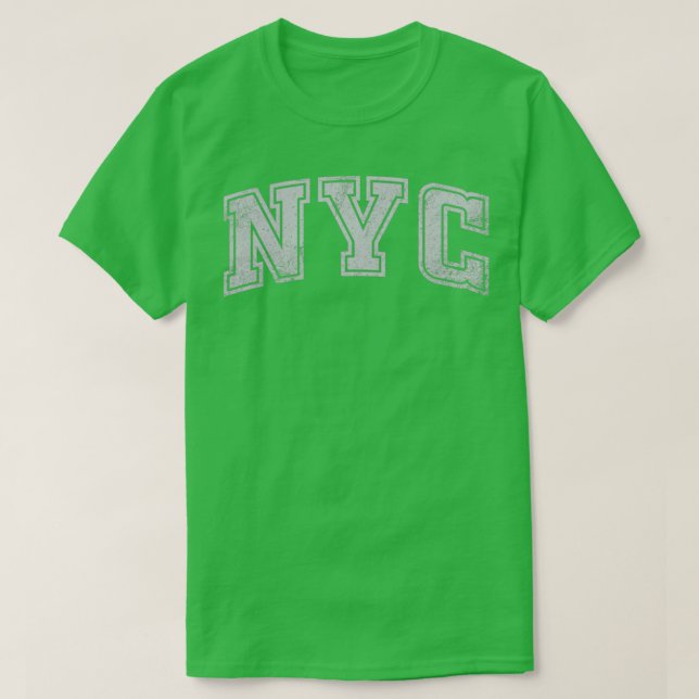 NYC Vintage Typography T-Shirt (Design Front)