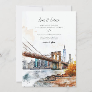 Nyc Wedding Invitation
