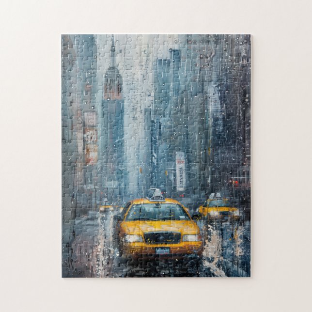 NYC Yellow Cab I Jigsaw Puzzle (Vertical)