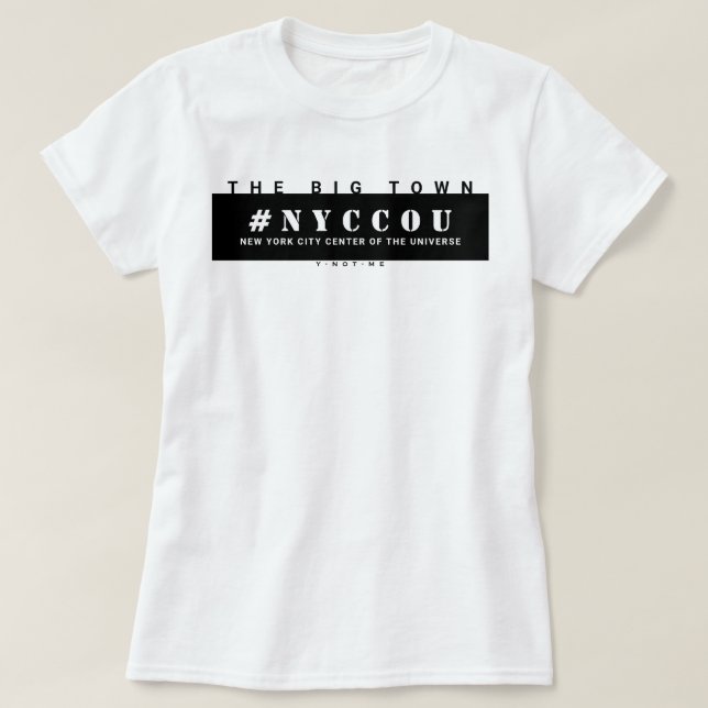 NYCCOU #NYCCOU bl T-Shirt (Design Front)